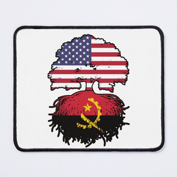 Item preview, Angola Angolan American USA Tree Roots Flag designed and sold by FlagX.