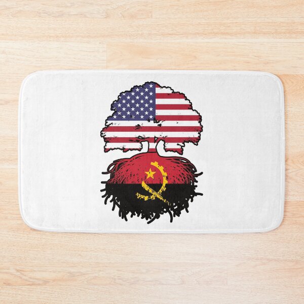 Item preview, Angola Angolan American USA Tree Roots Flag designed and sold by FlagX.