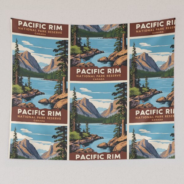 Item preview, Pacific Rim National Park Canada Vintage Travel Tourism  designed and sold by TravelersGems.