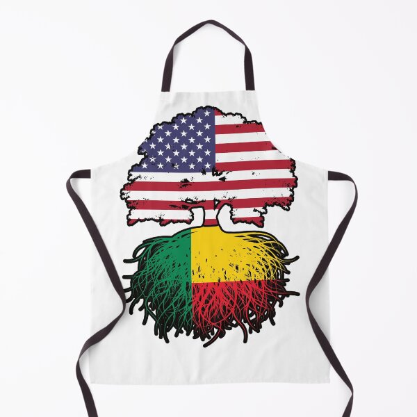 Item preview, Benin Beninese American USA Tree Roots Flag designed and sold by FlagX.