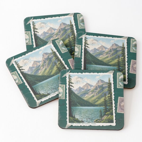 Item preview, Lake Clark National Park Postcard Vintage Retro Travel designed and sold by TravelPostcardGems.
