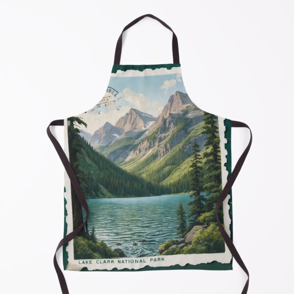 Item preview, Lake Clark National Park Postcard Vintage Retro Travel designed and sold by TravelPostcardGems.