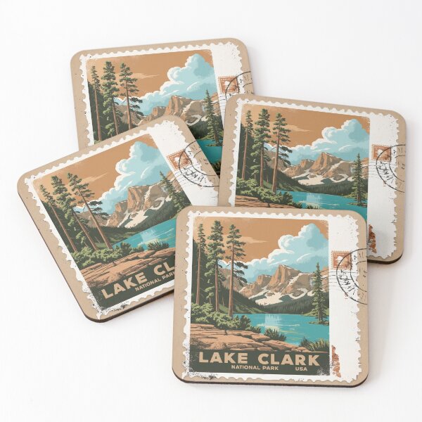 Item preview, Lake Clark National Park Postcard Vintage Retro Travel designed and sold by TravelPostcardGems.