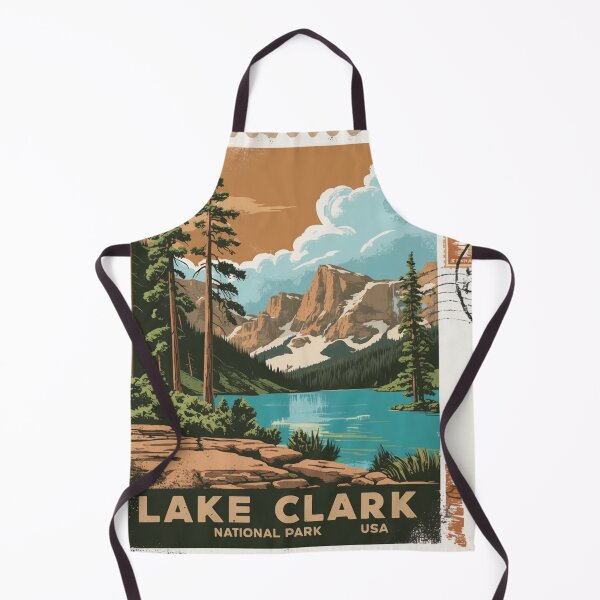 Item preview, Lake Clark National Park Postcard Vintage Retro Travel designed and sold by TravelPostcardGems.