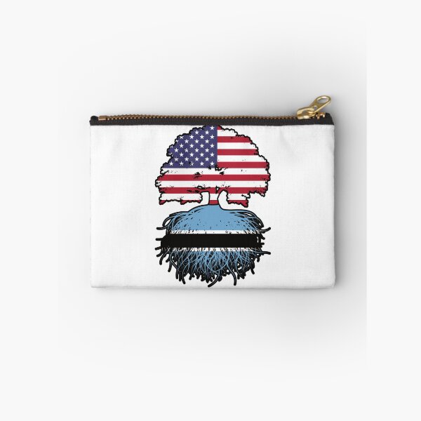 Item preview, Botswana Botswanian American USA Tree Roots Flag designed and sold by FlagX.
