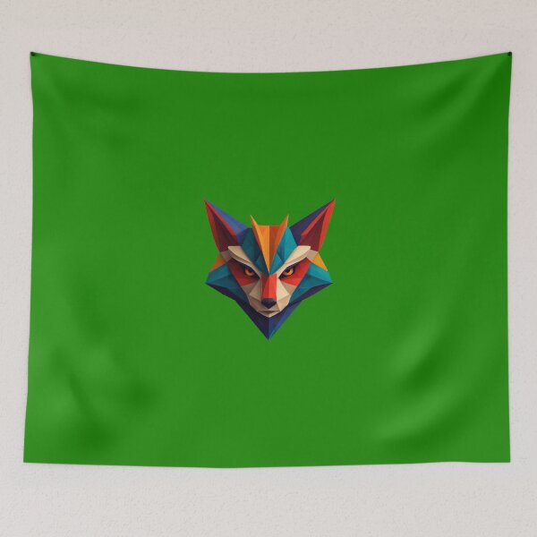 Item preview, A traditional devil mask, origami, raccoon vector art #2 designed and sold by VugArtShop.