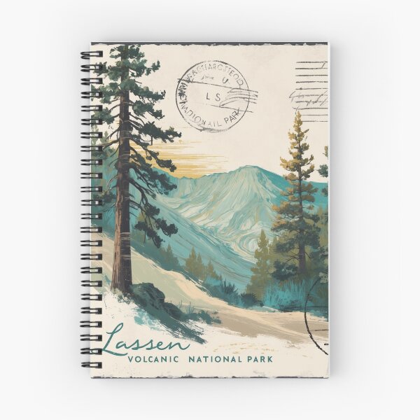 Item preview, Lassen Volcanic National Park Postcard Vintage Retro Travel designed and sold by TravelPostcardGems.