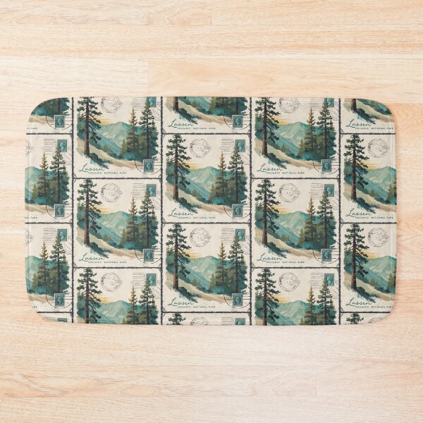 Item preview, Lassen Volcanic National Park Postcard Vintage Retro Travel designed and sold by TravelPostcardGems.