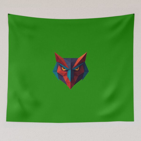 Item preview, A traditional devil mask, origami, raven vector art designed and sold by VugArtShop.