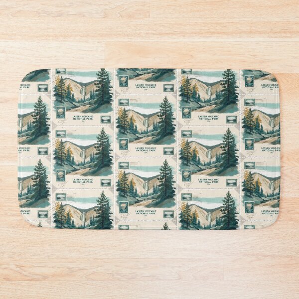 Item preview, Lassen Volcanic National Park Postcard Vintage Retro Travel designed and sold by TravelPostcardGems.