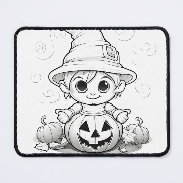 Item preview, PUMPKIN AND FOOL HALLOWEEN DRAWING designed and sold by infinitearte.