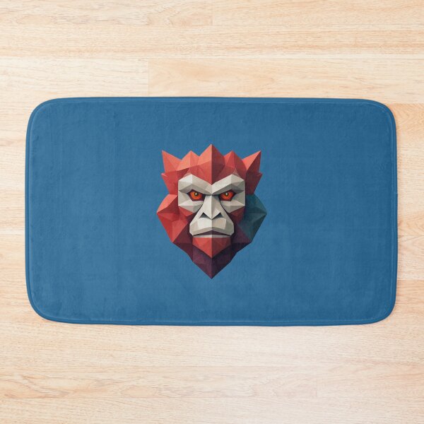 Item preview, A traditional devil mask, origami, snow monkey vector art designed and sold by VugArtShop.