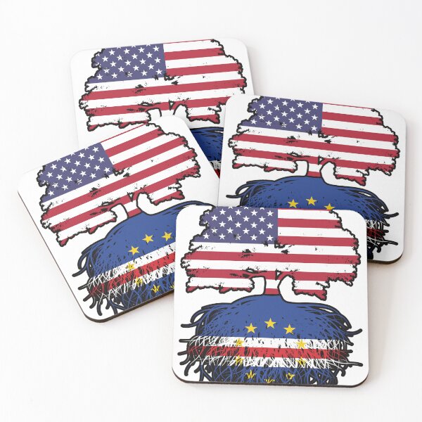 Item preview, Cabo Verde Cabo Verdean American USA Tree Roots Flag designed and sold by FlagX.
