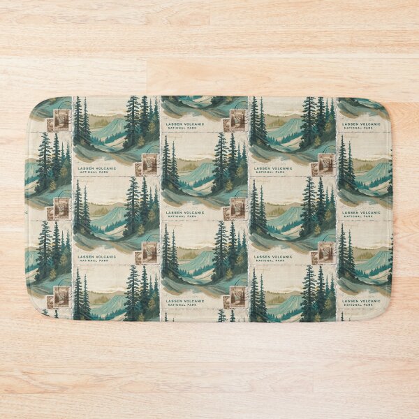 Item preview, Lassen Volcanic National Park Postcard Vintage Retro Travel designed and sold by TravelPostcardGems.