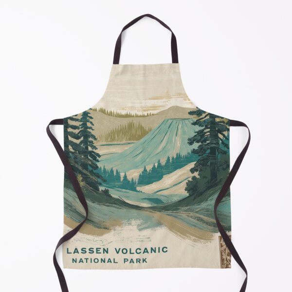 Item preview, Lassen Volcanic National Park Postcard Vintage Retro Travel designed and sold by TravelPostcardGems.
