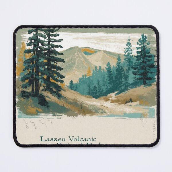Item preview, Lassen Volcanic National Park Postcard Vintage Retro Travel designed and sold by TravelPostcardGems.