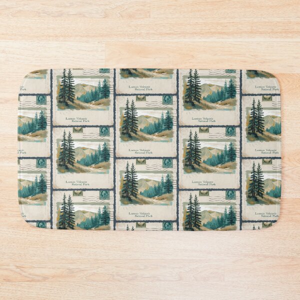 Item preview, Lassen Volcanic National Park Postcard Vintage Retro Travel designed and sold by TravelPostcardGems.