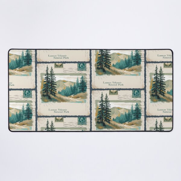 Item preview, Lassen Volcanic National Park Postcard Vintage Retro Travel designed and sold by TravelPostcardGems.
