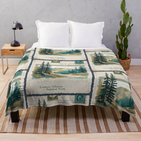 Item preview, Lassen Volcanic National Park Postcard Vintage Retro Travel designed and sold by TravelPostcardGems.