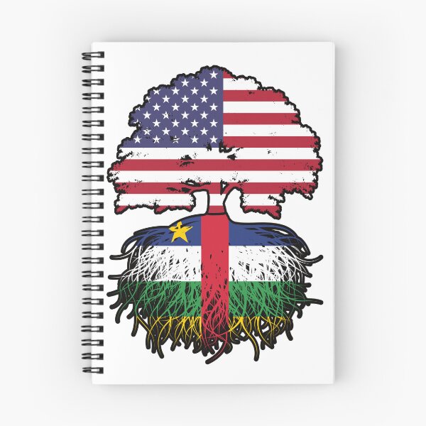 Item preview, Central African Republic Central African American USA Tree Roots Flag designed and sold by FlagX.