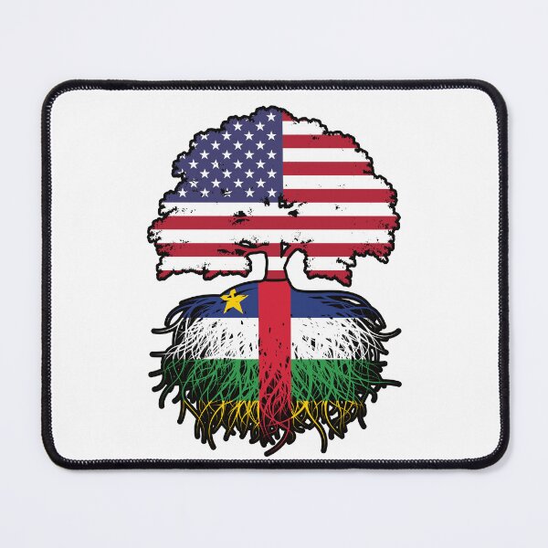 Item preview, Central African Republic Central African American USA Tree Roots Flag designed and sold by FlagX.