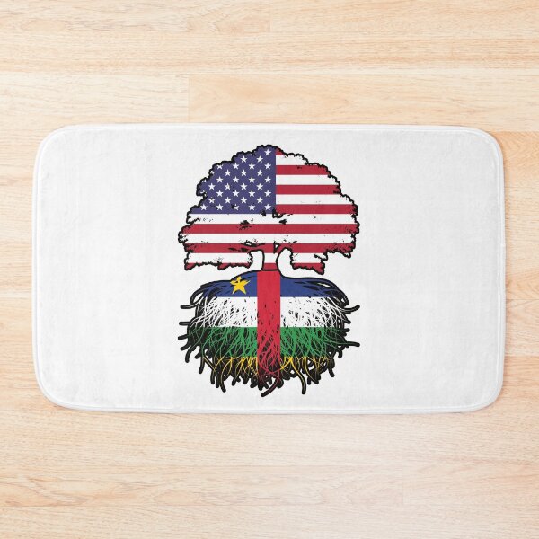 Item preview, Central African Republic Central African American USA Tree Roots Flag designed and sold by FlagX.