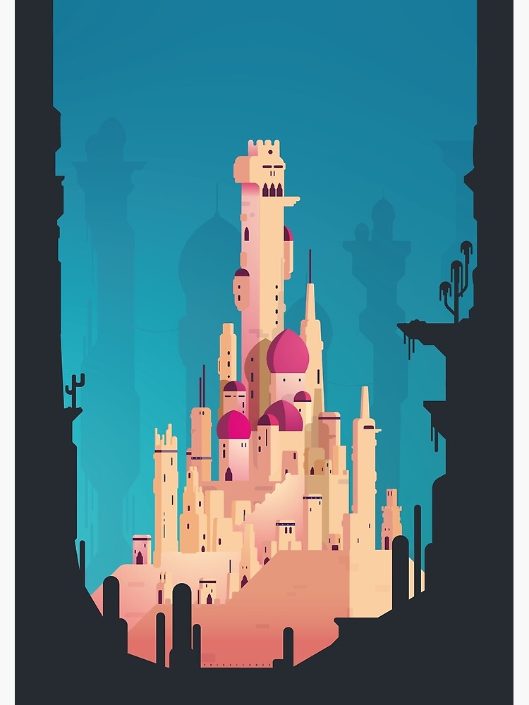 Thumbnail 3 of 3, Poster, Nephis, City of the Desert designed and sold by TribalCodex.