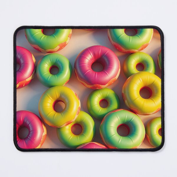 Item preview, Pink Green Donuts A Delicious Food Pattern Design designed and sold by TheArtOfPat.