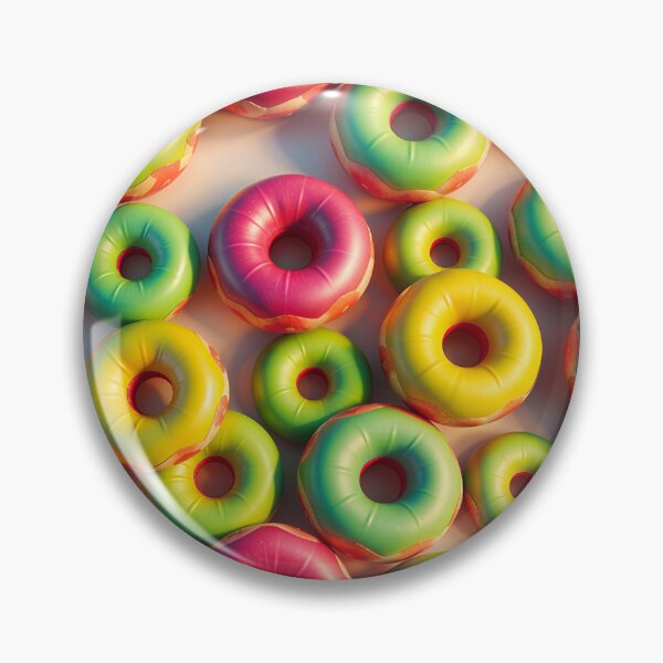 Item preview, Pink Green Donuts A Delicious Food Pattern Design designed and sold by TheArtOfPat.