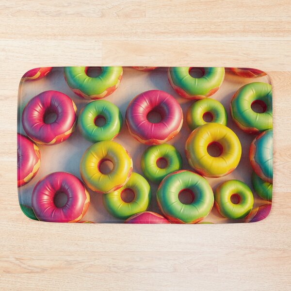 Item preview, Pink Green Donuts A Delicious Food Pattern Design designed and sold by TheArtOfPat.