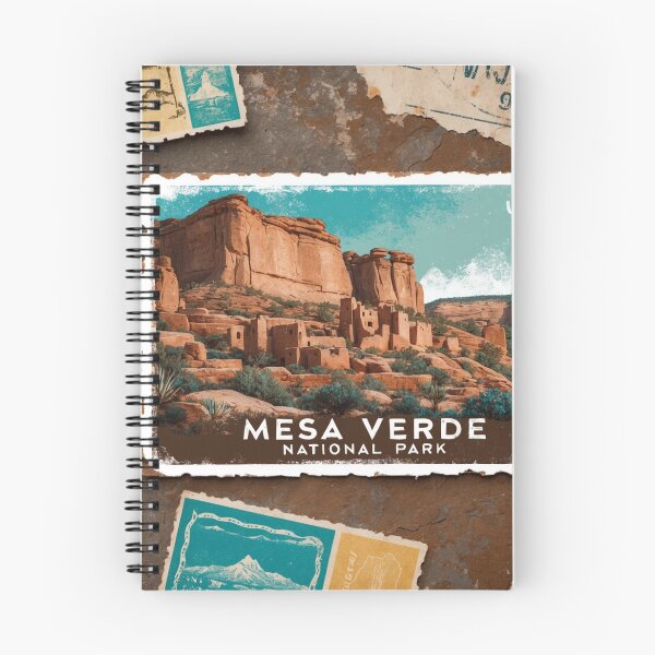 Item preview, Mesa Verde National Park Postcard Vintage Retro Travel designed and sold by TravelPostcardGems.