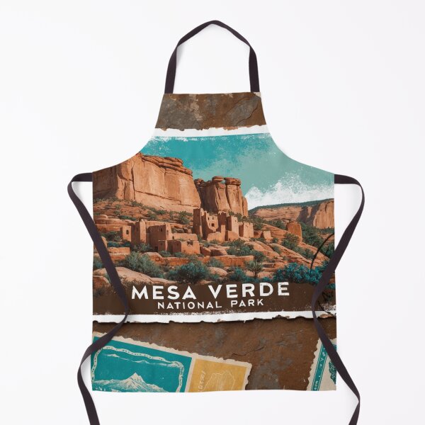 Item preview, Mesa Verde National Park Postcard Vintage Retro Travel designed and sold by TravelPostcardGems.