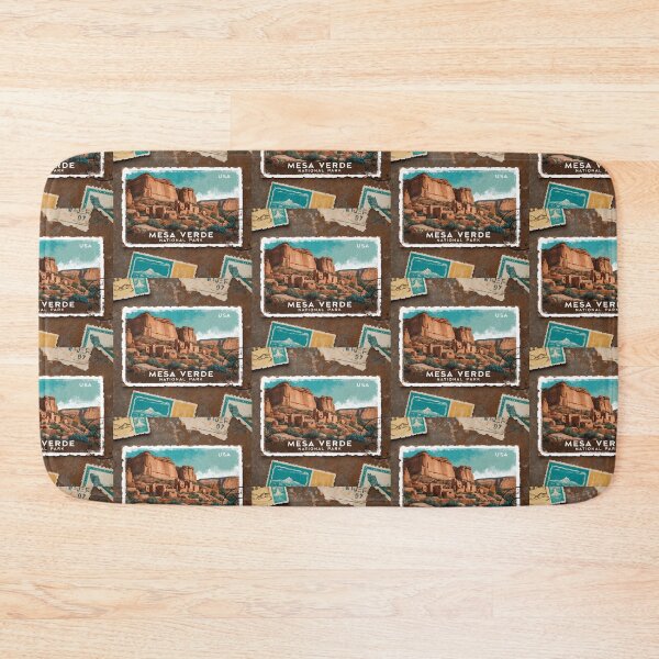 Item preview, Mesa Verde National Park Postcard Vintage Retro Travel designed and sold by TravelPostcardGems.