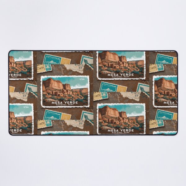 Item preview, Mesa Verde National Park Postcard Vintage Retro Travel designed and sold by TravelPostcardGems.