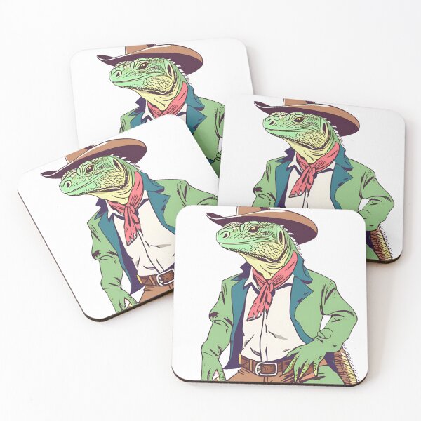 Item preview, Western Lizard Illustration designed and sold by Aqmean.