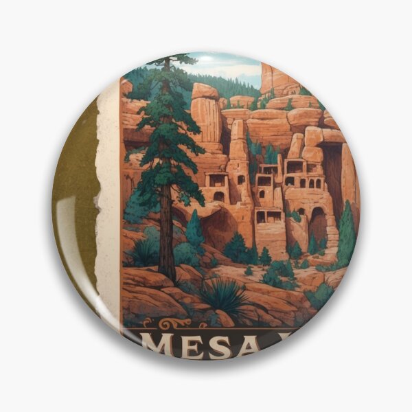 Item preview, Mesa Verde National Park Postcard Vintage Retro Travel designed and sold by TravelPostcardGems.