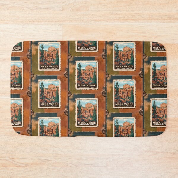 Item preview, Mesa Verde National Park Postcard Vintage Retro Travel designed and sold by TravelPostcardGems.
