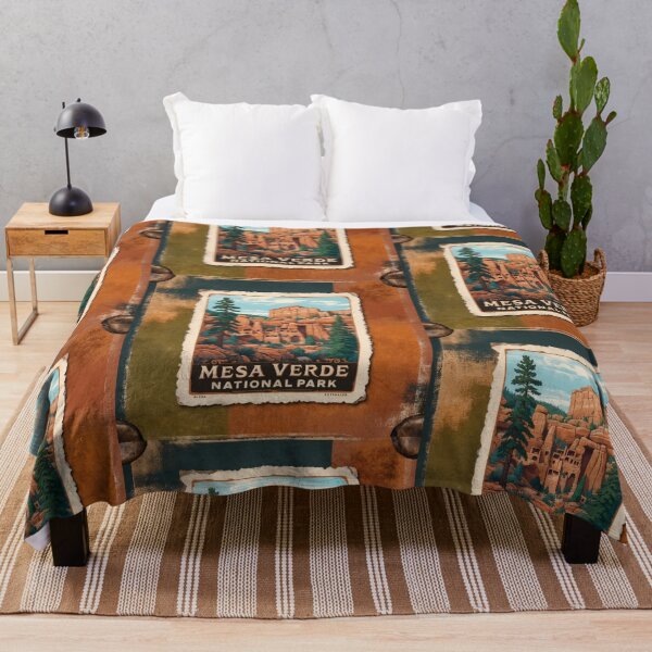 Item preview, Mesa Verde National Park Postcard Vintage Retro Travel designed and sold by TravelPostcardGems.