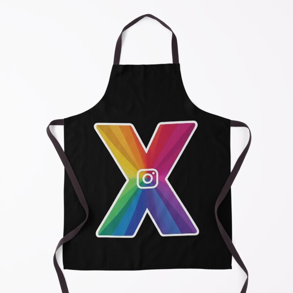 Item preview, İnstagram X Letter Rainbow LGBT Alphabet Symbol Logo Series  designed and sold by Psycho-Crazy.