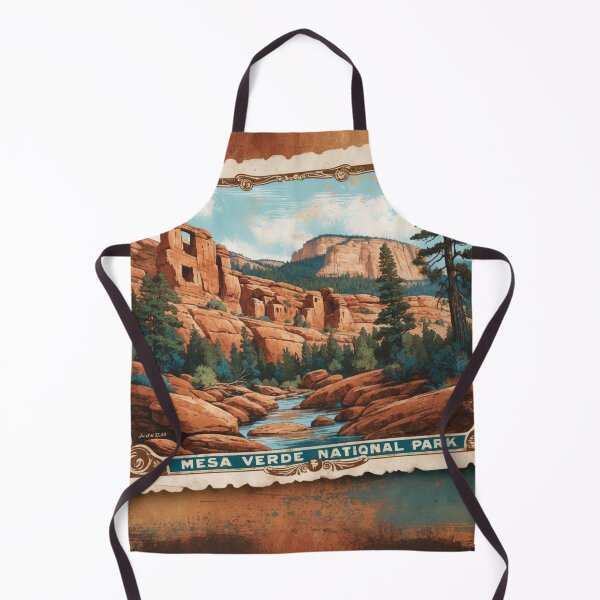 Item preview, Mesa Verde National Park Postcard Vintage Retro Travel designed and sold by TravelPostcardGems.