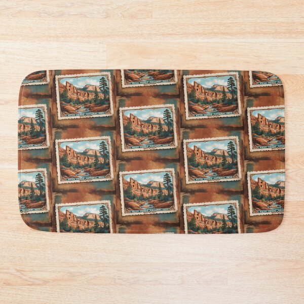Item preview, Mesa Verde National Park Postcard Vintage Retro Travel designed and sold by TravelPostcardGems.