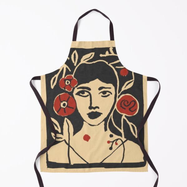Item preview, A mesmerizing Matisse-inspired illustration featuring lips and vibrant red sakura flowers designed and sold by 123ks.