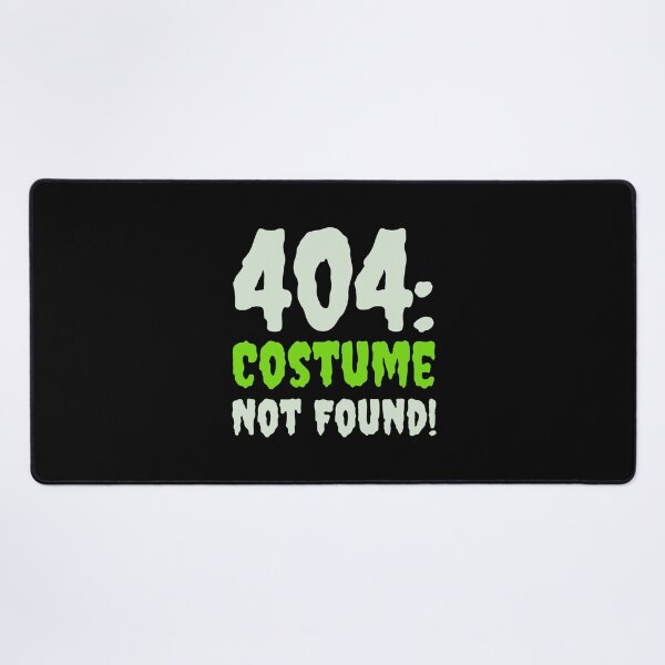 Item preview, 404: Costume Not Found - Halloween designed and sold by Circle-Cats.