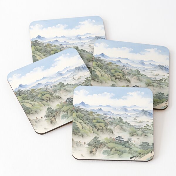 Item preview, Ukiyo-e - Kumano Kodo Pilgrimage Route designed and sold by KootenayDesigns.