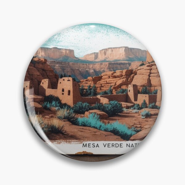 Item preview, Mesa Verde National Park Postcard Vintage Retro Travel designed and sold by TravelPostcardGems.