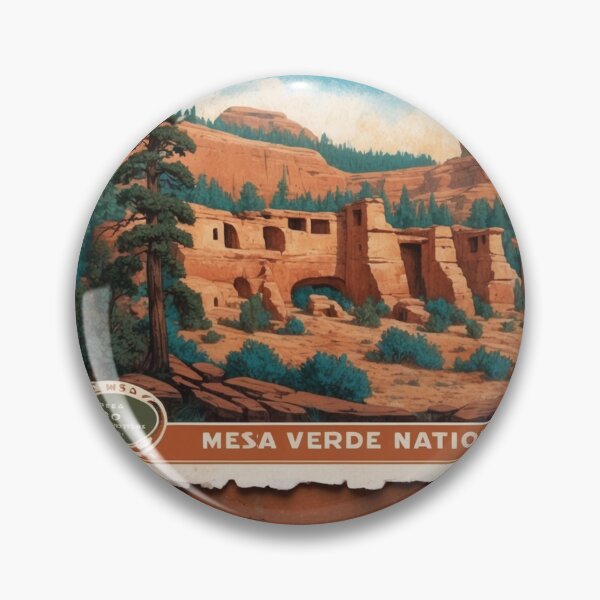 Item preview, Mesa Verde National Park Postcard Vintage Retro Travel designed and sold by TravelPostcardGems.