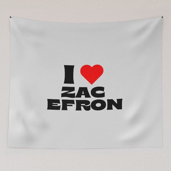 Item preview, I Love Zac Efron - Black Fonts designed and sold by Itsheartshop.