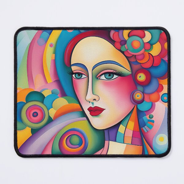 Item preview, Woman with blue eyebrows designed and sold by mylittlewindow.