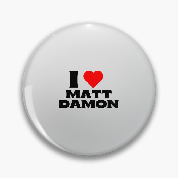Item preview, I Love Matt Damon - Black Fonts designed and sold by Itsheartshop.