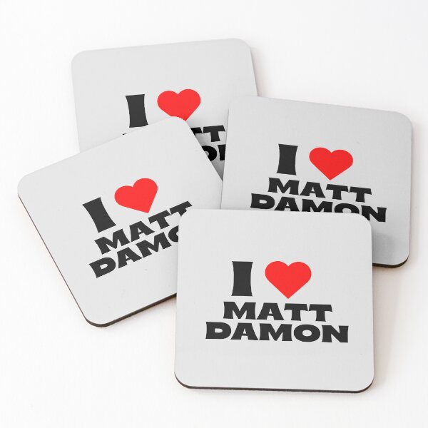 Item preview, I Love Matt Damon - Black Fonts designed and sold by Itsheartshop.